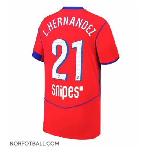 Billige Fotballdrakt Paris Saint-Germain Lucas Hernandez #21 Replika Tredjedrakt 2025-26 Kortermet Billige Fotballdrakt Paris Saint-Germain Lucas Hernandez #21 Replika Tredjedrakt 2025-26 Kortermet